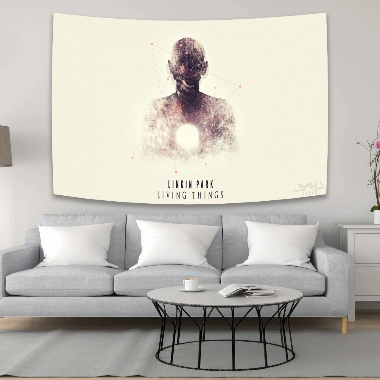 Rock Rap Tapestry Banner Flag Hippie Linkinparks Music Posters Wall Hanging Print Polyester Tapestry tapestry decorations