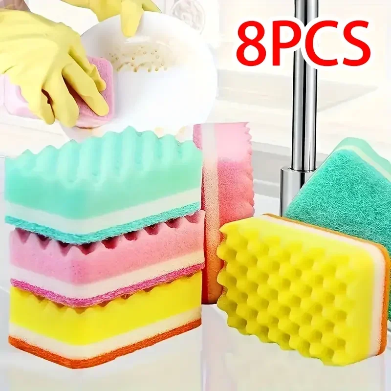 Dishwashing Sponge Cleaning Kitchen Washing