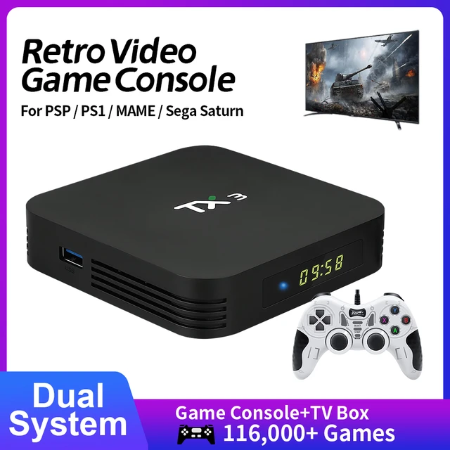 Jogo emulador console para nds/ps1/dc/sega com quatro controladores arcade  box plug and play instalado 4k hd retro jogos de vídeo - AliExpress