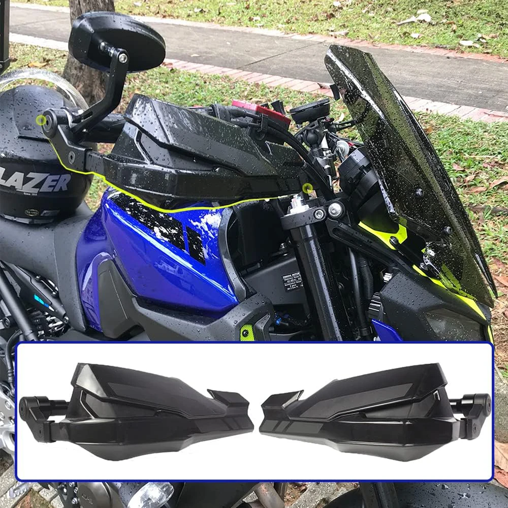 

For Yamaha MT09 Handguard Handlebar Hand Guard Protector for Kawasaki Z900 MT07 FZ07 FZ09 XSR900 XSR700 Windshield Deflector New