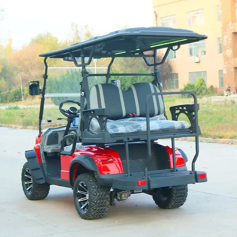 Electric golf cart club new white 4-6 people new energy lithium battery electric scooter electric golf cart