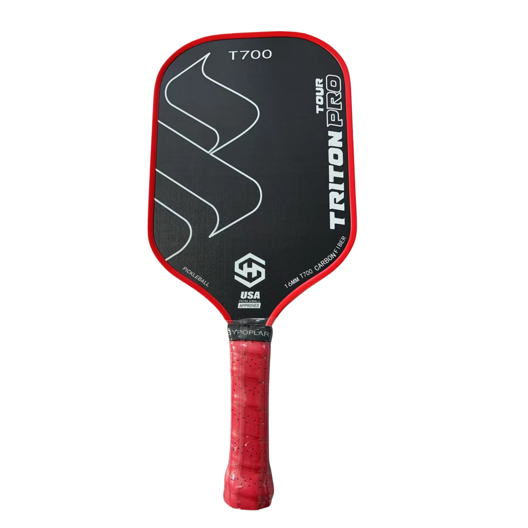 T700 Pickleball Paddle Carbon Fiber Surface USAPA Approved Carbon Fibre cold Pressed Racket