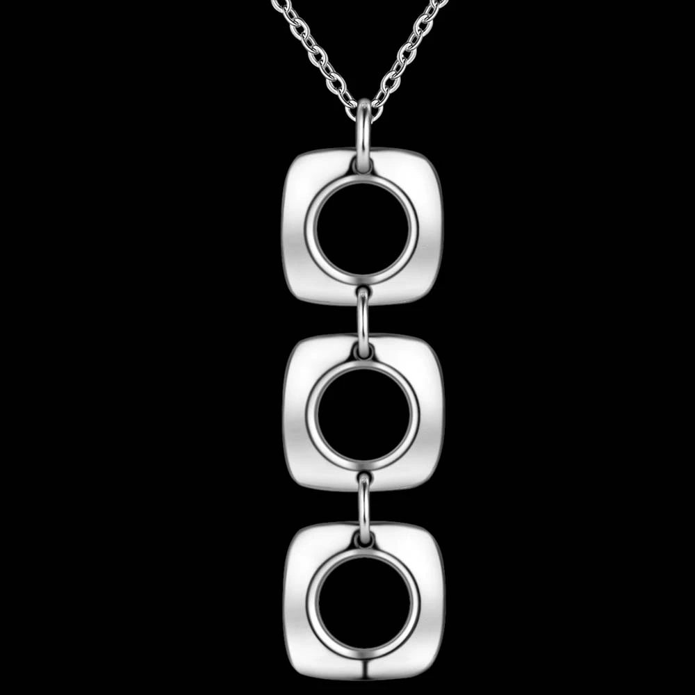 Silver Necklace Pendant 925 Sterling Silver Necklace Pendant For Women Exquisite Student Girlfriend Jewelry Accessories Wedding