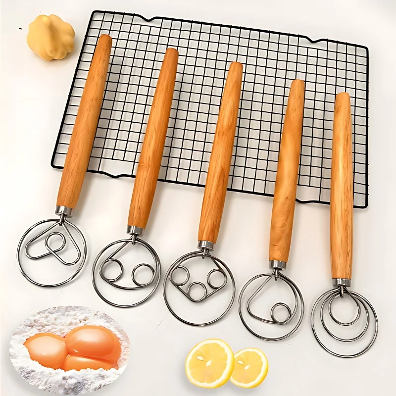 Food Mixer Dough Whisk 430 Stainless Steel Dough Mixer