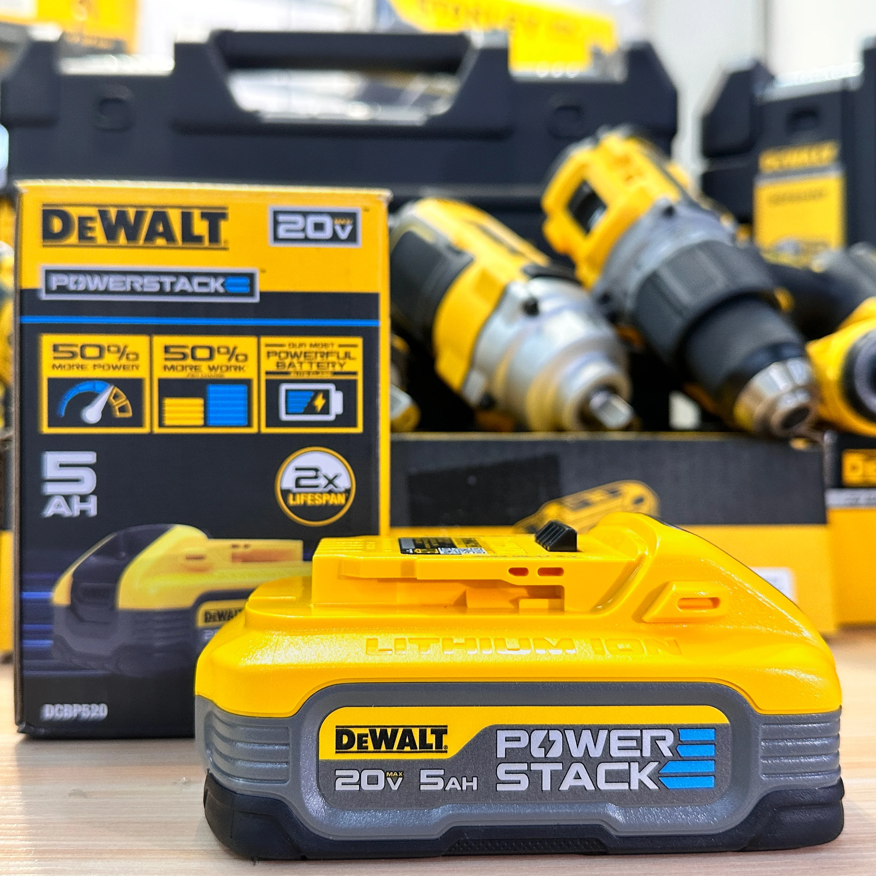 20V MAX* DEWALT POWERSTACK™ 5Ah Battery