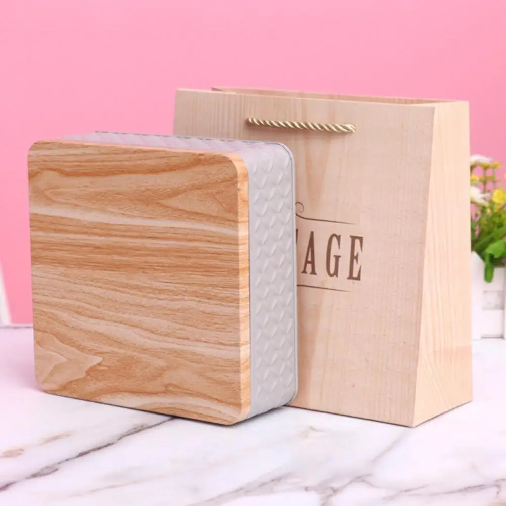 Useful Storage Container Easy Carry Snack Case Anti-deform Tightly Sealed Empty Square Storage Candy Box