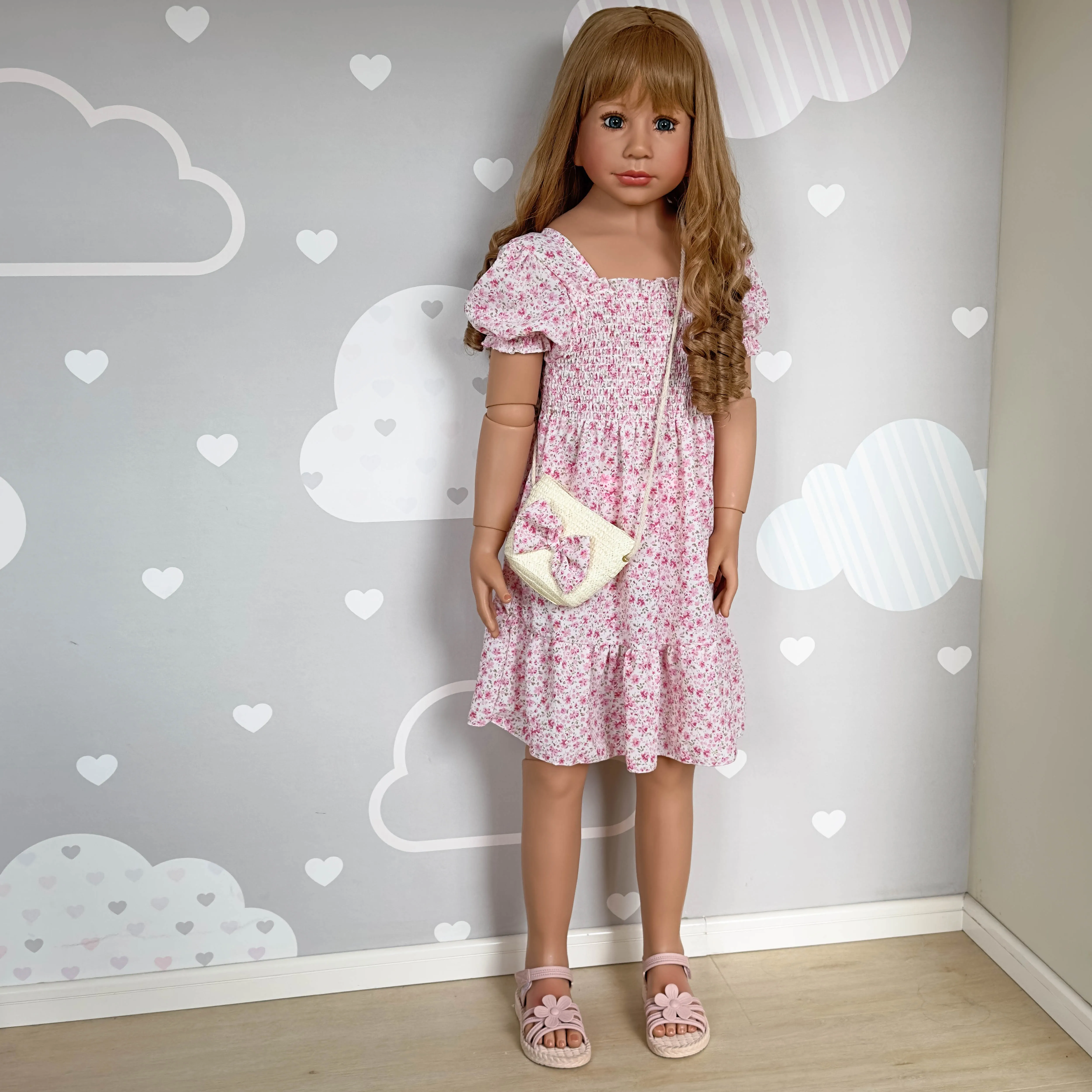 NPK 120CM Original Reborn Masterpiece Doll Ball Jointed full