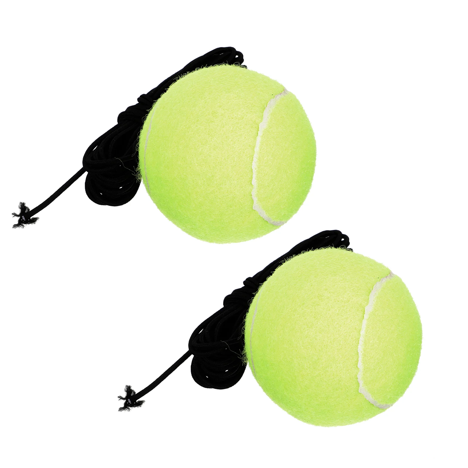 

2pcs Woolen Tennis Self Tennis Training Balls Rubber Tennis with Long Rope
