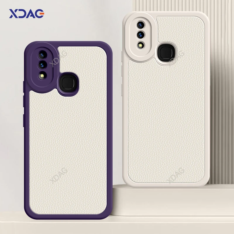 Original Lambskin Leather Phone Case for VIVO X21 UD X21A Soft