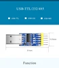WitMotion USB to TTL RS485 RS232 Multi-function Serial Interface Module 3.3v and 5v input Serial converter 2