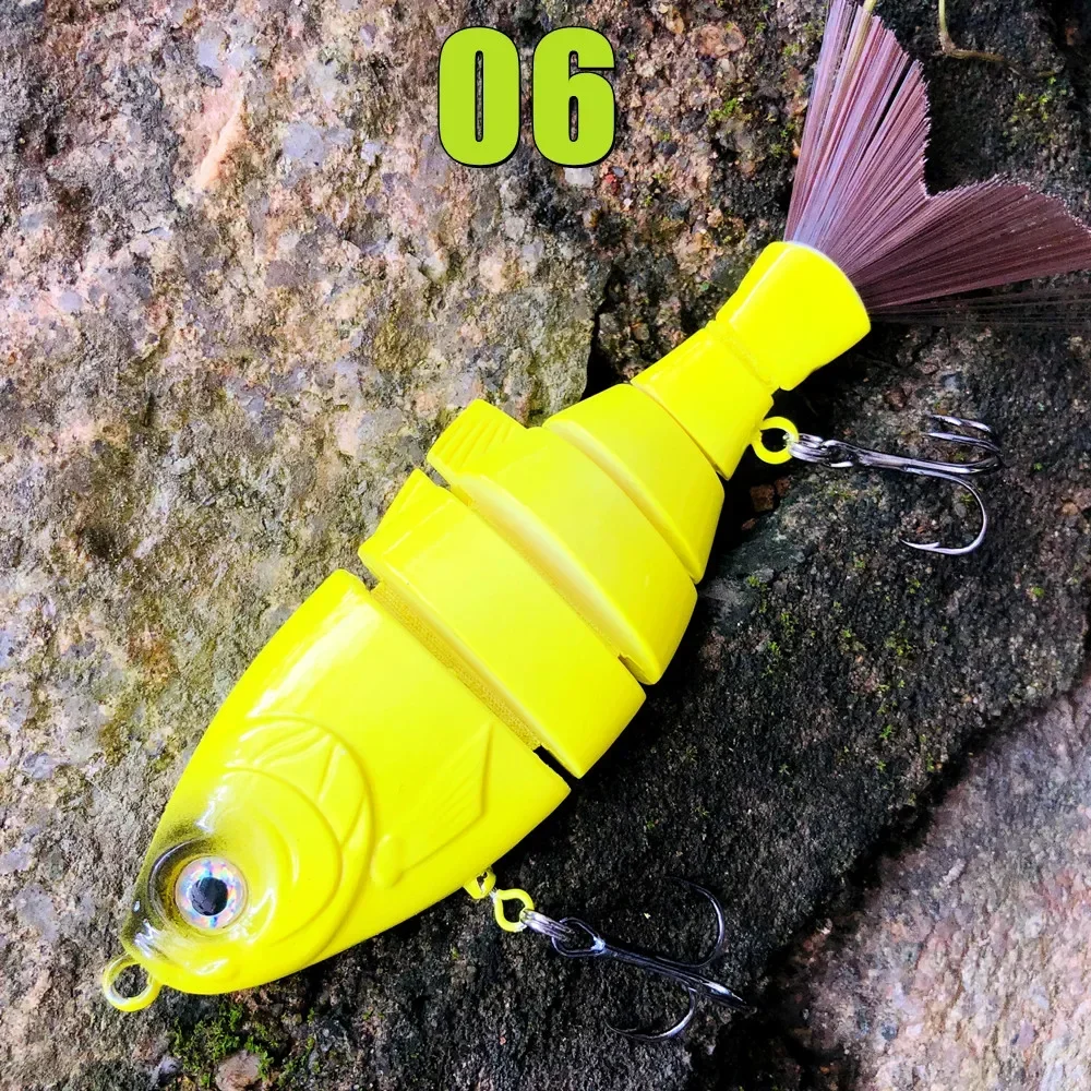 Appât de pêche 23 cm/105g grand appât Balam leurre articulé Swimbait bar grand brochet saumon truite Muskie leurre de pêche  18