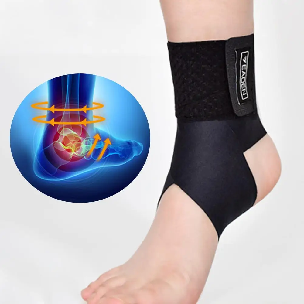 

1Pcs Ultrathin High-Elastic Ankle Wrap Adjustable Compression Ankle Support Brace For Running Football Basketball Sports Q3E5