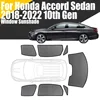 Custom Magnetic Car Window Sunshade For Honda Accord Sedan 10th Generation 2018-2022 Curtain Mesh Front Windshield Frame Curtain 1