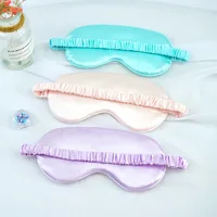 Silk Eye Patch Shading Sleep Mask Eyepatch Travel Relax Cover Eyeshade Health Sleeping Shield Help To Aid Blindfold Men Women 2