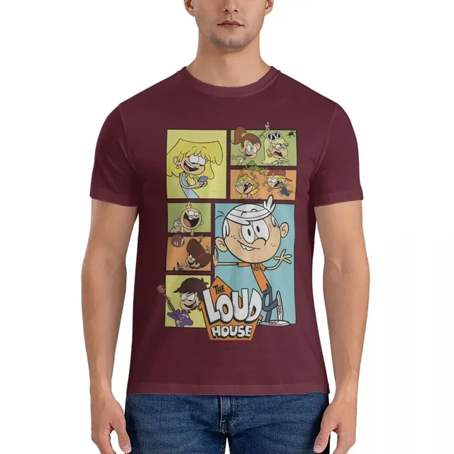 New Arrival Kids Men's TShirt The House Loud Awesome Tees Short Sleeve Round Collar T-Shirt Pure Cotton Birthday Present Clothes 2