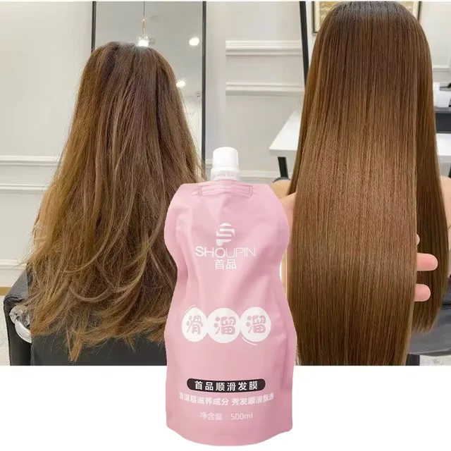 500ml Magical 5 Seconds Hair Mask Keratin Repair Damaged Frizzy Hair Soft Smooth Shiny Nutrition Deep Nourishing Hair Root Scalp