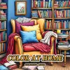 COLOR AT HOME Bold-easy Patterns Coloring Book for Adults Cute Drawing Book Perfect Gift for Party and Birthday 1