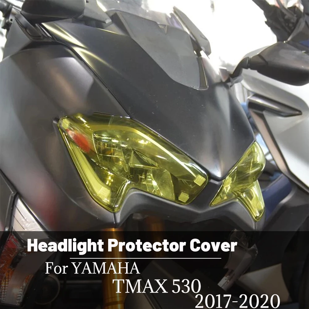 

MKLIGHTECH For YAMAHA TMAX 530 TMAX530 Tmax530 Headlight Protector Cover Screen Lens 2017-2020