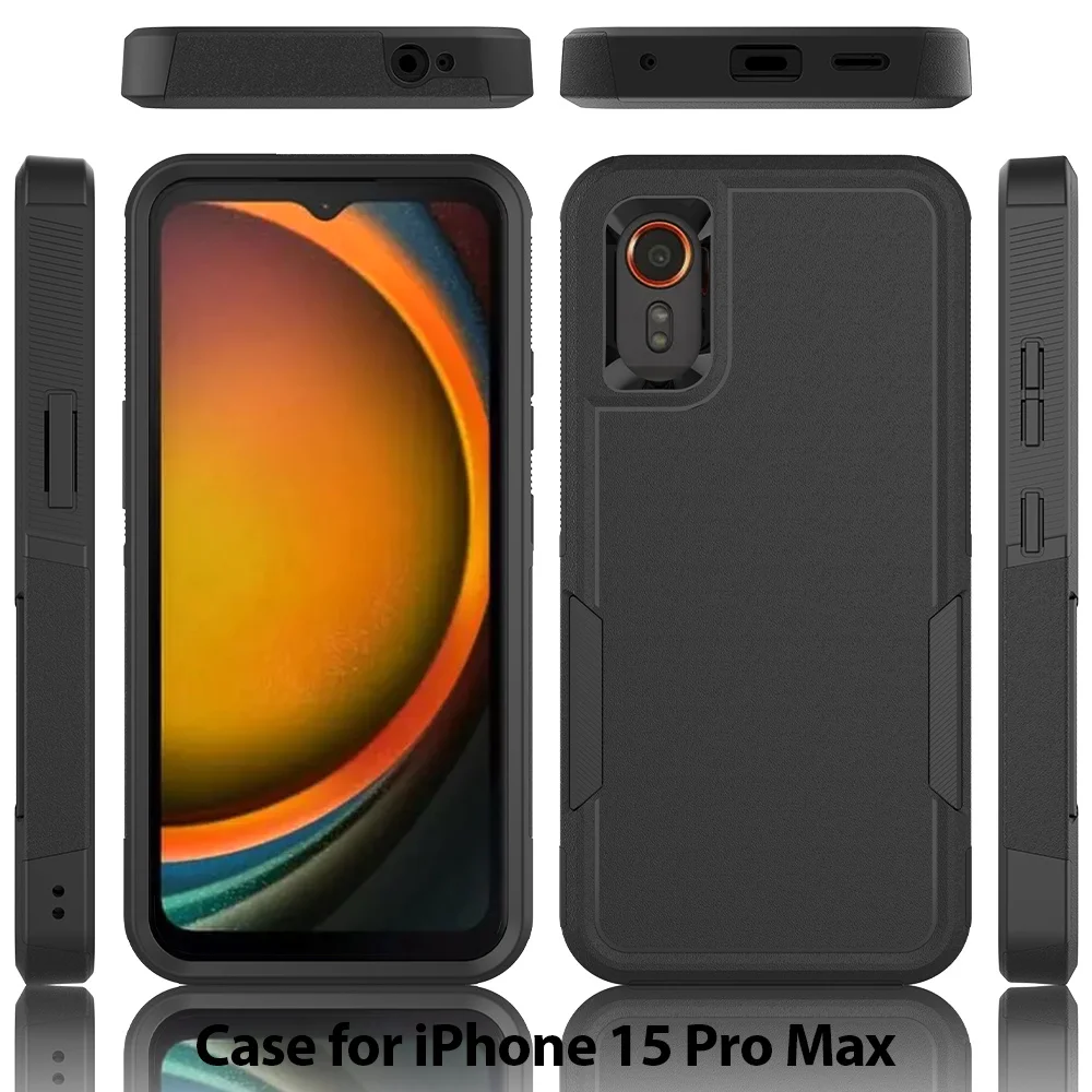 Galaxy Xcover Phone Case, Shockproof Hybrid Case Dual Layer