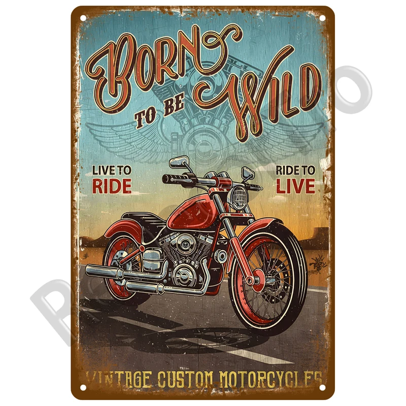 Motor Öl Gas Metall Zeichen Wand Kunst Poster Plaque Vintage Zinn Zeichen Eisen Malerei Dekoration Für Man Cave Cafe Garage Club Bar – Detail 30