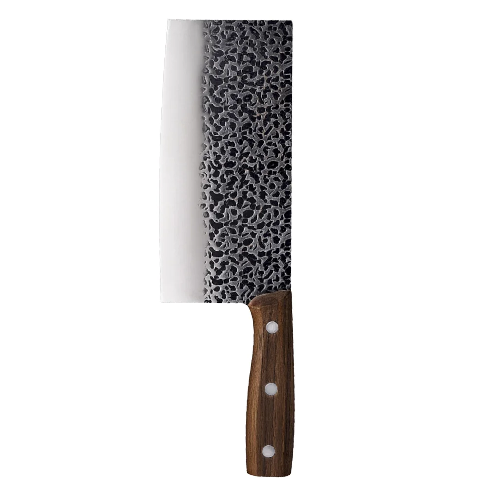 

Home Hand-hammered Stainless Steel Chopper Multipurpose Ergonomic Handle Cleaver Sliced Meat Butcher Cutter Kitchen Tools