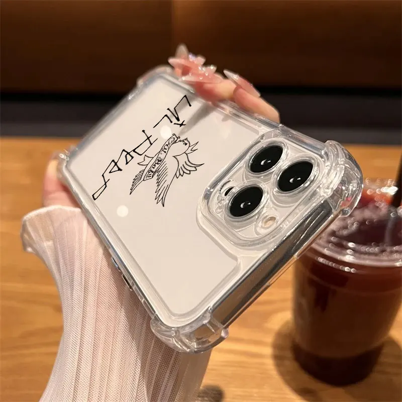 Hell Boy Rapper Lil Peep Shockproof Clear Phone Case