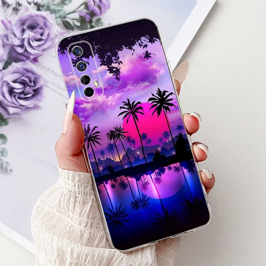 Cute Cat Luxury Painted Soft Silicone Phone Case Cover