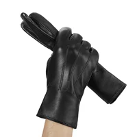 BISON DENIM Women's Sheepskin Leather Gloves, Touchscreen Compatible, Warmth Lining, Durable, Perfect for Outdoor Activities