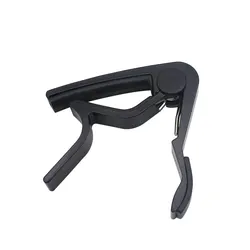 Universal Alloy Guitar Capo for Acoustic and Electric Guitars (Black)