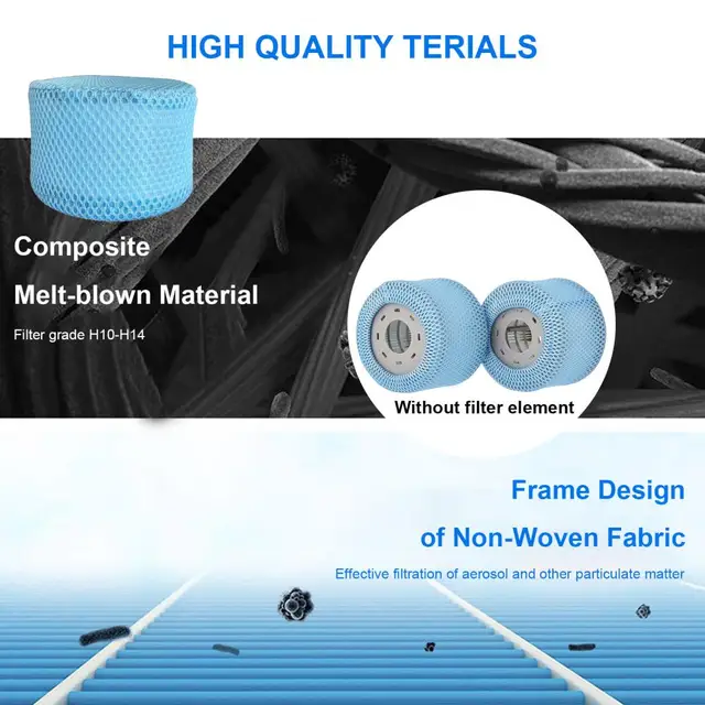 2Db/Beállított Medence Szűrő Háló Újrafelhasználható Sűrű Gyakorlati Víztisztító Cserélhető Gyógyfürdőszűrő - Image 3