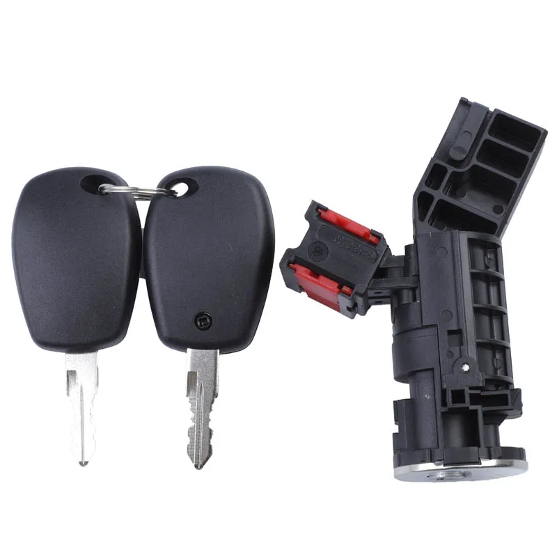 Ignition Switch Lock Barrel Cylinder With keys 80601-6505R For RENAULT SANDERO