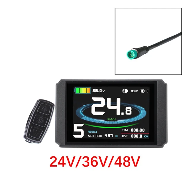 KT Ebike LCD3 Display LCD3U LCD8H LED 880 36V 48V Electric Bicycle