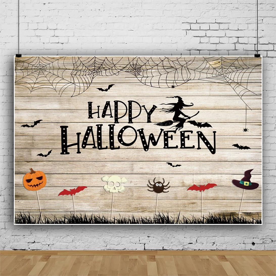 

SHUOZHIKE Halloween Backdrop Pumpkin Lantern Forest Moon Tombstone Baby Photography Background For Photo Studio Props SZLY-52