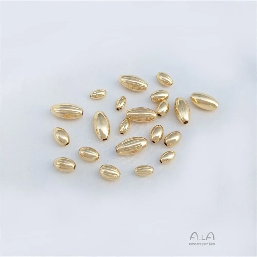 14K 금 도금 지르코늄 6mm 정사각형 비즈 DIY 팔찌 귀걸이 헤드 액세서리