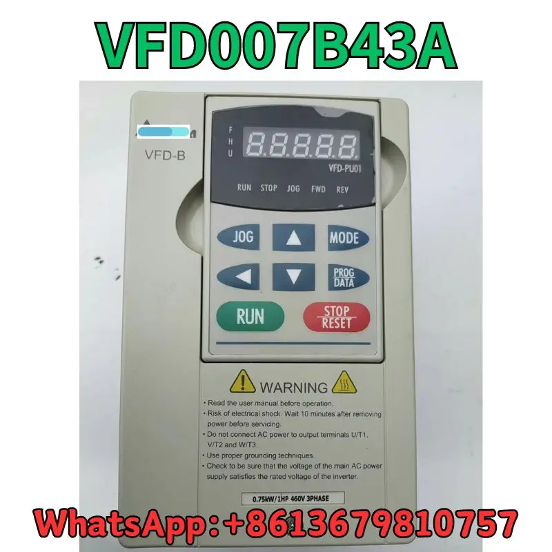 

Used Frequency converter VFD007B43A test OK Fast Shipping