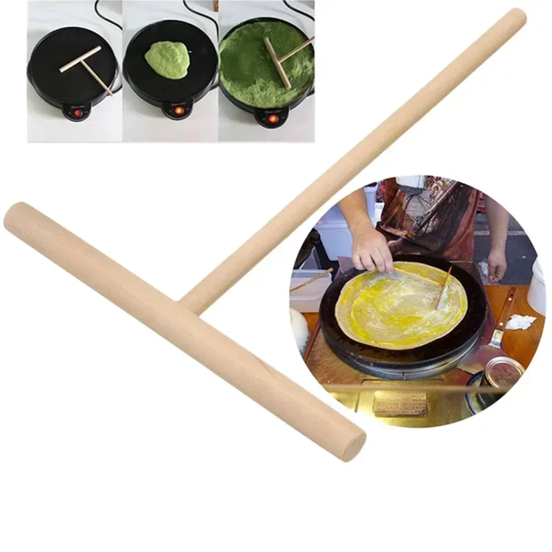 Description Picture 2 of itemPancake Batter Spreader Stick HILIFE Pancake Tool Home Kitchen Tools Chinese Specialty Crepe Maker Wooden
