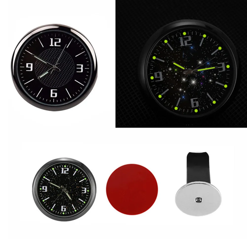 Mini Electronic Clock Watch Smart Car Quartz Clock Waterproof for Bicycle Motorcycle Auto Accessories