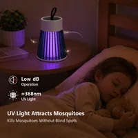 Lampe anti-moustiques USB Type-C, piège à insectes électrique UV pour chambre, camping en extérieur, moucherons, mouches, guêpes 2