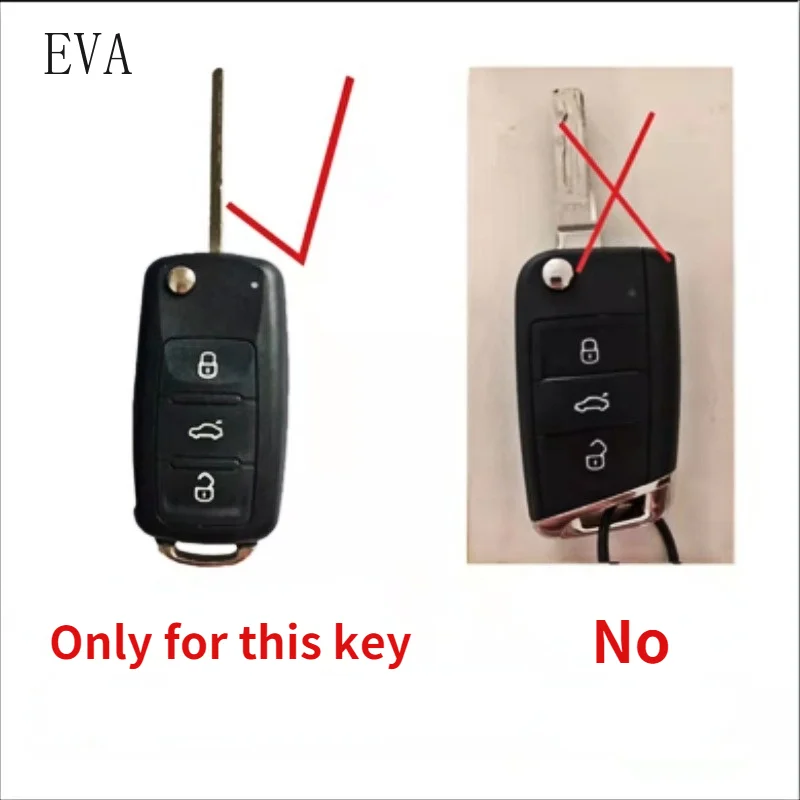 Silicone Car Key Case Cover For Volkswagen VW POLO Tiguan Passat B5 B6 Golf 4 5 6 7 Scirocco Jetta MK6 Octavia Auto Keys Protect key case key case cover car key shell