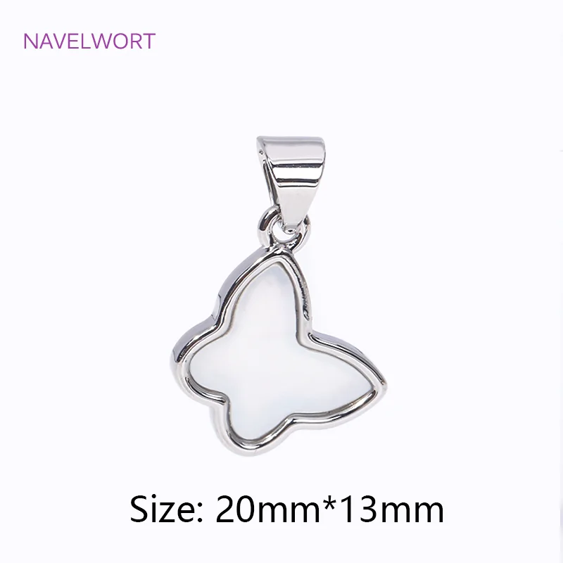 Trendy Multi Styles Charms 18K vergoldetes Messing eingelegte Muschel Charms Anhänger für DIY Schmuckherstellung Halskette Zubehör – Detail 30