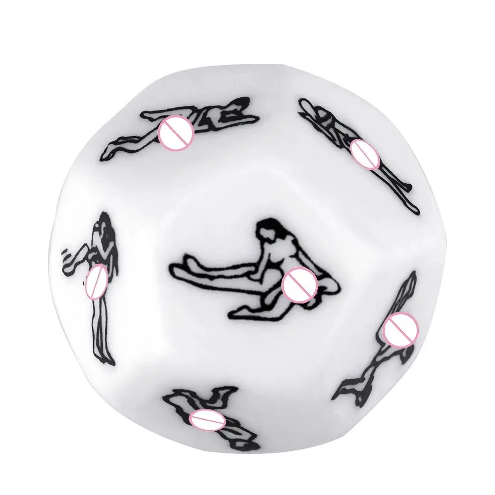 Adult Dice Sexy Toys 12 Sides Sex Erotic Love Posture Couple Humour Game Sexual Sexuels Position Foreplay Acrylic Cube Accessory