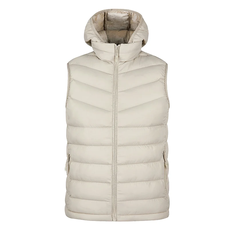 

Man Puffer Down Vest Fashion Casual Solid Quality Winter Thick Padded Cotton Sleeveless Jacket Waistcoat Men Vests