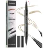 Hellokiss binary eyebrow pencil, waterproof and sweat-proof wild eyebrow double-headed 2in1 eyebrow pencil liquid 1