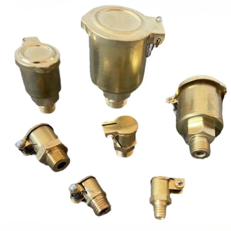 Metric Male Thread Brass Oil Cup Oil Port Cap Oiler Flip Cap Cover for Genertor Engine Bottom Brackets grease oil cup