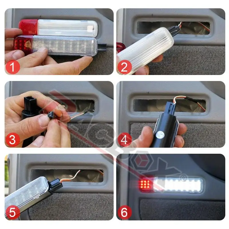 Éclairage LED De Courtoisie Pour Portières – Compatible Chevy Silverado, GMC Sierra, Suburban, Etc.