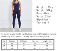 Gym Jumpsuit Woman Padding Sports Overalls for Women Tracksuit Push Up Sport Set Yoga Clothing 2025 Gray Black Red Coffee Navy - Image 5
