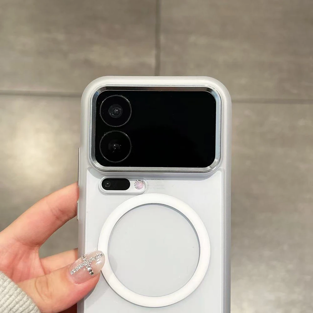 Clear Shockproof Magnetic Charging Case - TPU PC Cover