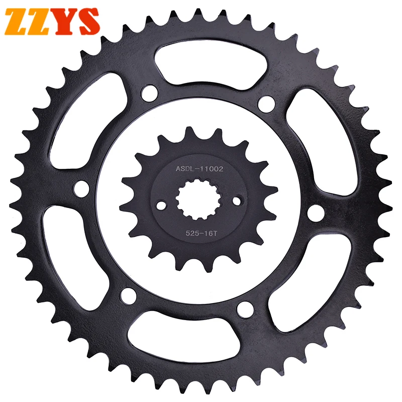 525 Chain 16T Front 47T Rear Sprocket For HONDA XL650 2001-2007 XL700 2008-2013 XL600 1988-2000 XL V Transalp