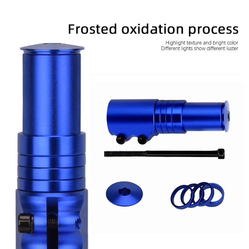Bicycle Handlebar Extender 120mm Bike Stem Increased MTB Fork Stem Rise Up Extension Adapter Bicycle Accessories