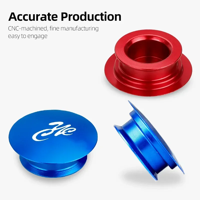 One-Piece Hollow Crank Cover Aluminum Bicycle Dust Screw W/ 18/20mm Dia. Seals MTB Road Chainring End Plug For Cycle Replacement